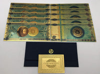 Billete Legado Dorado de Bitcoin™️ Dale un status a tus inversiones