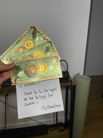 Billete Legado Dorado de Bitcoin™️ Dale un status a tus inversiones