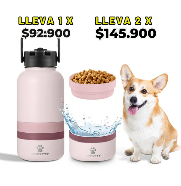 EasyPet ™Porta Comida Mascota 3 en 1