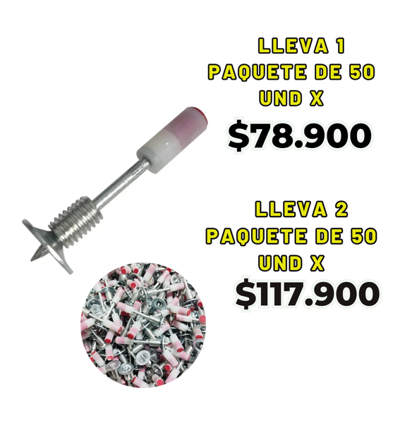 Clavos de Fijación Rápida M8 ™ MaxDurable