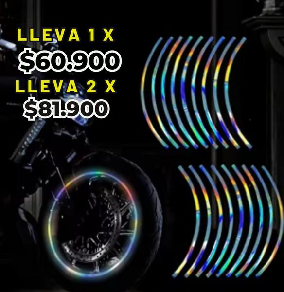 Night Glow Wheel ™Stickers Reflectivos para ruedas