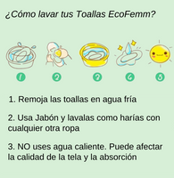 Toallas Higiénicas EcoFem™️ deja de usar toallas desechables