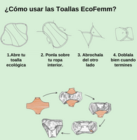 Toallas Higiénicas EcoFem™️ deja de usar toallas desechables