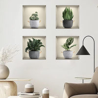 Pegatinas Oasis Natural 3D Renueva tus espacios al natural