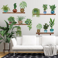 Pegatinas Oasis Verde 3D™️ Transforma tus paredes naturalmente