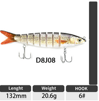 Señuelo para pesca articulado