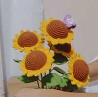Set de Croche girasoles™️ Crea mientras emprendes
