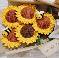 Set de Croche girasoles™️ Crea mientras emprendes