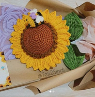 Set de Croche girasoles™️ Crea mientras emprendes