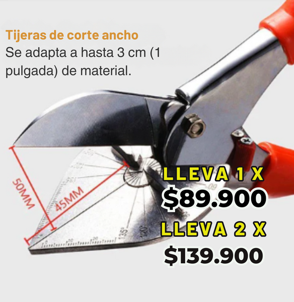 SmartCut ™Tijeras de Inglete Precisas