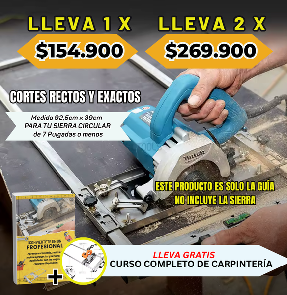 presicion cut - guía para sierra