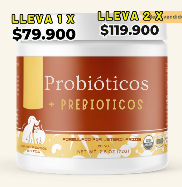Probióticos Digestivos Vital Pet ™ mejora la vida de tu mascota