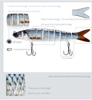 Señuelo para pesca articulado