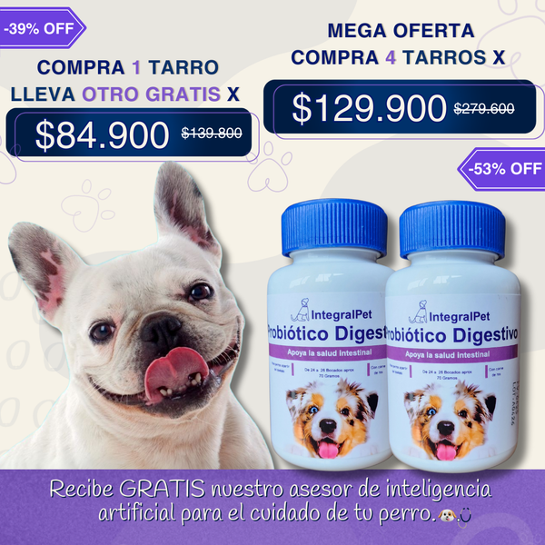Bocados Integral Pet™️ Mejora su intestino y sus defensas