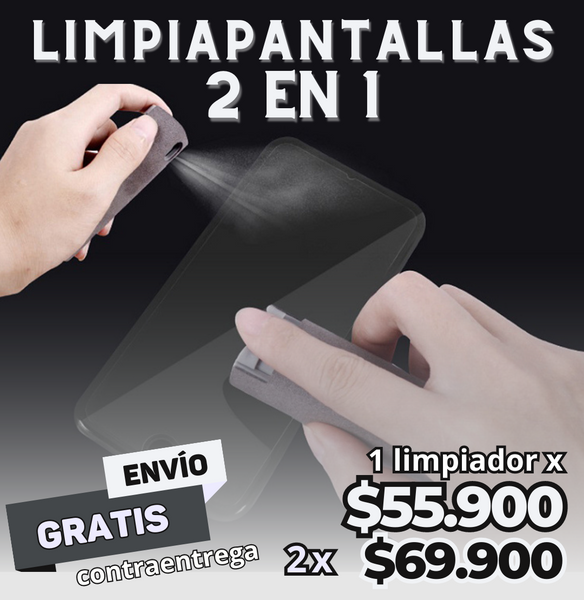 Limpia pantallas 2 en 1