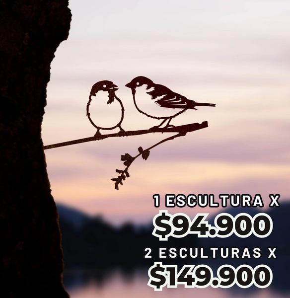 Metal Birds™️ Arte, belleza y fauna para tu jardín