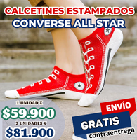 Calcetines Estampados, Converse All Star