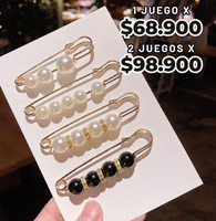 Broches Perlas Fashion™️ Ajusta y realza tu ropa