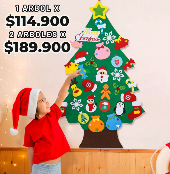 Kit de árbol de Navidad Artesanal™️ Diversión navideña personalizada