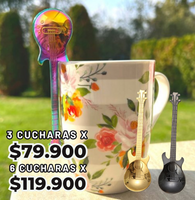Cucharas Rockstar™️ Para tus bebidas rockeras
