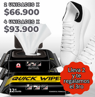 Pañitos quick wipes™️ Blanquean tus zapatos sin esfuerzo