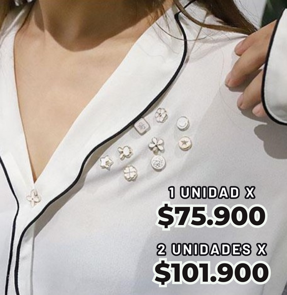 Broches BotonBling™️ Mantiene tu ropa fija con estilo