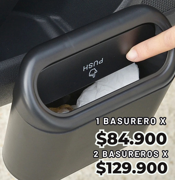 MiniTrash™️ para un carro limpio y confiable