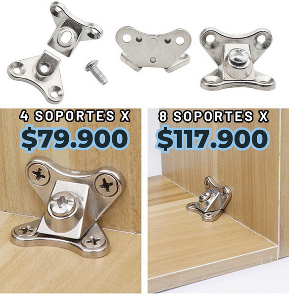Soportes FlexiCorner™️ una mejor estabilidad para tus muebles