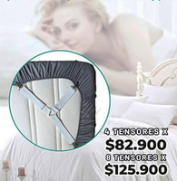 Correas DreamSecure™ Tús sábanas lisas