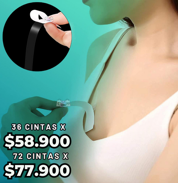 Cintas InvisiFix™️ Mantiene tu ropa fija todo el dia
