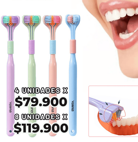Cepillos Triple Sonrisa™️ Para una higiene bucal completa