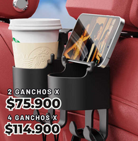 VersaHooks para el carro™️ Evita el desorden de tus pasajeros