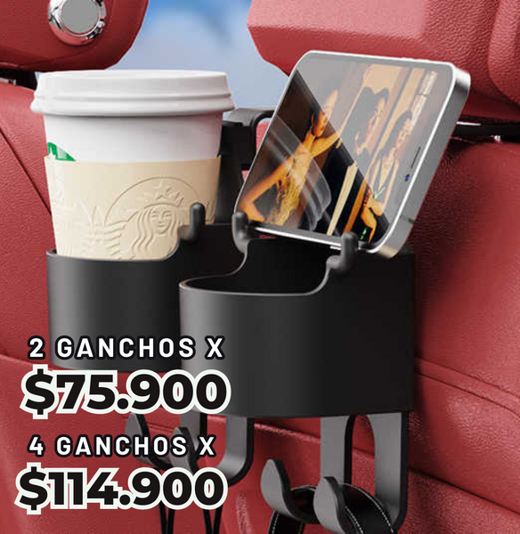 VersaHooks para el carro™️ Evita el desorden de tus pasajeros