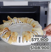 Bandeja SnackMaster™️ Prepara tus papas en microondas en minutos