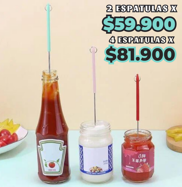 Mini espatulas Raspa y saca™️ hasta la útlima gota