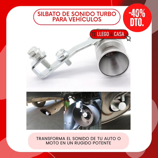 Silbato de sonido Turbo para vehiculos