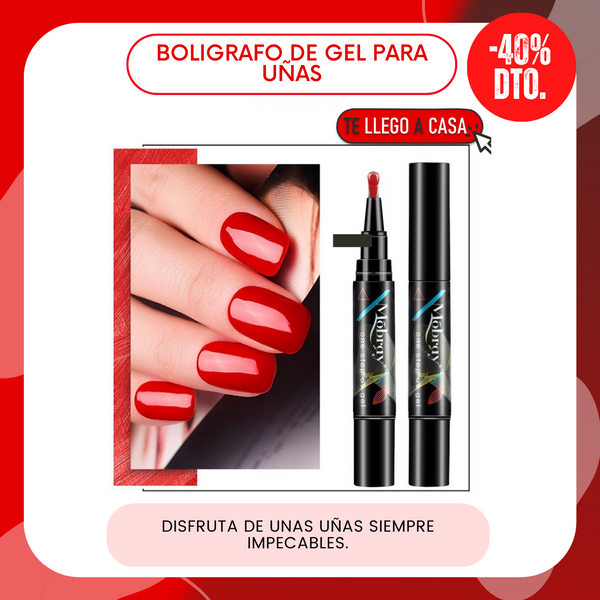 Boligrafo de gel para uñas