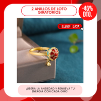 Anillo de Loto giratorio