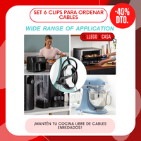 Clips para ordenar cables