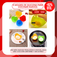 Moldes de silicona para huevos