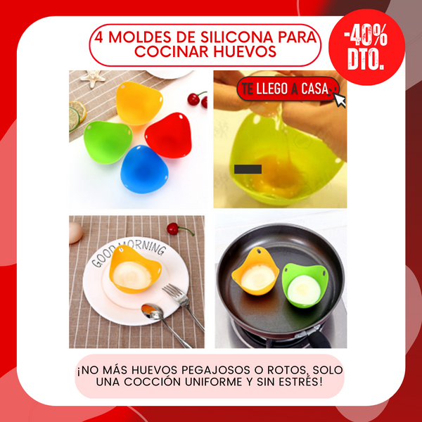 Moldes de silicona para huevos