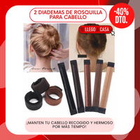 Diadema de rosquilla para cabello