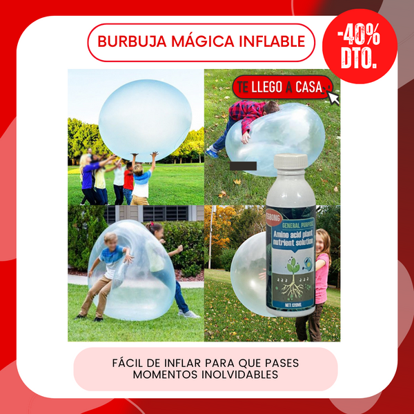Burbuja magica inflable