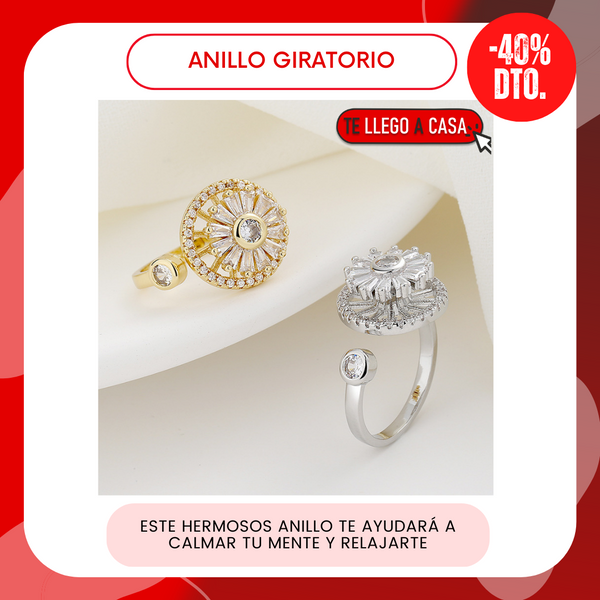 Anillo giratorio para la ansiedad