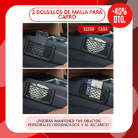 Bolsillo de malla para carro