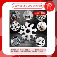 Llave copo de nieve 18 en 1