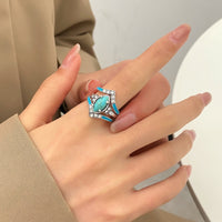 Anillo Triada Turquesa™️ Elgante Sofisticado y unico
