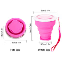 Vaso plegable Flexisip™️ disfruta de bebidas en cualquier lugar