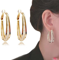 Aretes ovalados