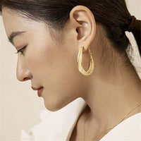 Aretes ovalados